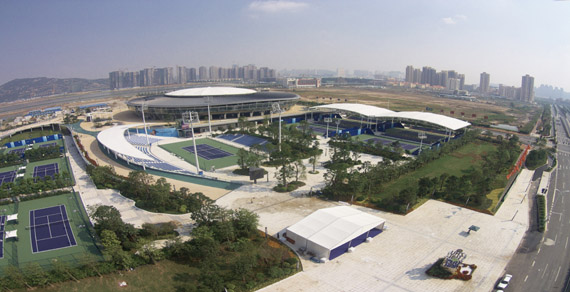 珠海橫琴國際網球中心膜結構工程