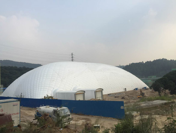 廣州紅云涂料廠污染土存儲氣膜工程