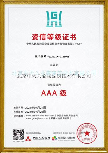 AAA enterprise grade certificate